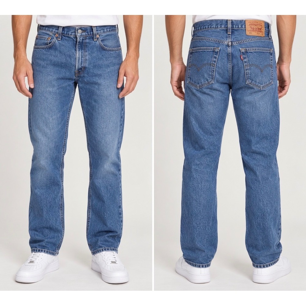 Vintage USA Levi's 505 Regular Fit Jeans 34x30 Denim Straight Leg 100% Cotton